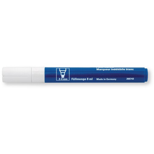 Industrimarker 2-4MM hvid